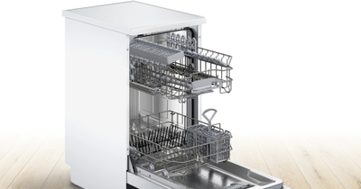 Enëlarëse Bosch Serie 2 SPS2HKW55E, 45 cm, 10 vende, e bardhë