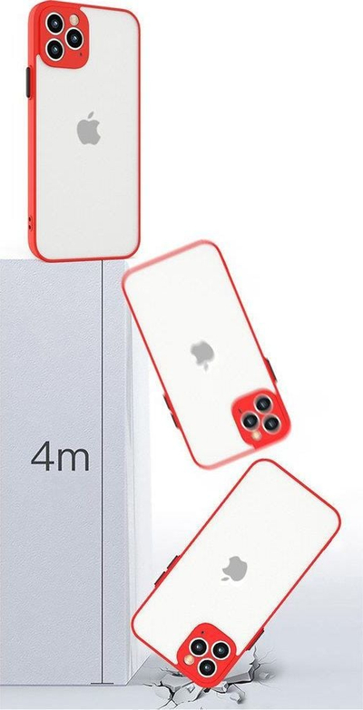 Mbrojtëse silikoni Hurtel Milky Case për Samsung Galaxy A42 5G, e butë, gjysmë e tejdukshme, e zezë