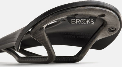 Selë biçiklete Brooks C13 Carved Cambium, 158mm, shina karboni, e zezë