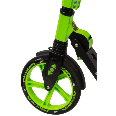 Trotinet PowerBlade Ornament për të rritur, palosës, i zi me jeshile