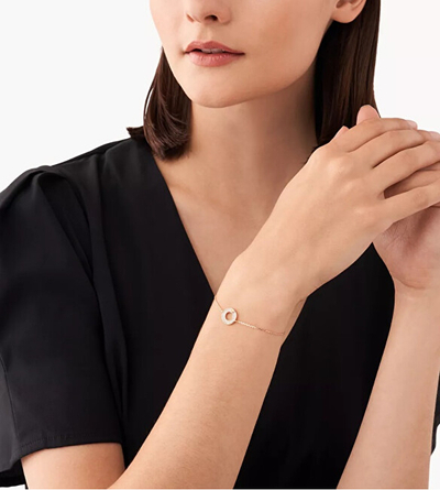 Byzylyk për femra Emporio Armani EG3589221, artë rozë