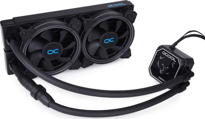 Sistem ftohjeje me ujë Alphacool Eisbaer Aurora LT240, 240mm, ARGB, i zi