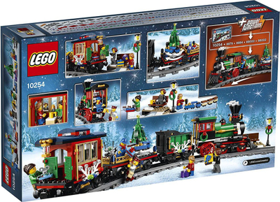 Set lodër LEGO Creator Expert Winter Holiday Train 10254, 734 pjesë, 12+, shumëngjyrësh
