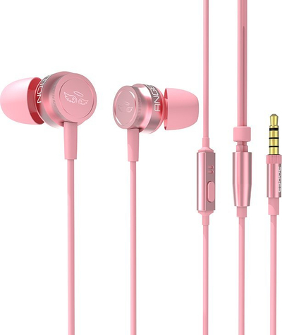 Слушалки in-ear за гејминг Sades Wings 10 Angel Edition, со микрофон, со кабел, црни