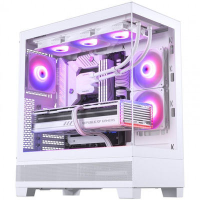 Kasë Phanteks XT View Tempered Glass Windows, D-RGB, e bardhë
