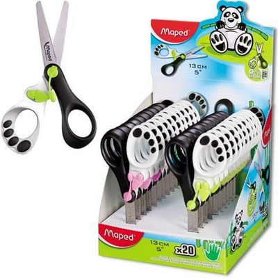 Ножици за деца Maped Koopy, 13cm, гумена рачка, повеќебојни