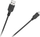 Kabllo USB Cabletech 9332, USB A me microUSB, 1 m, e zezë