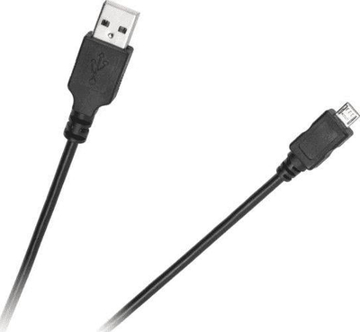 Kabllo USB Cabletech 9332, USB A me microUSB, 1 m, e zezë