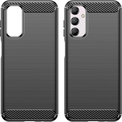 Kukull mbrojtëse Reinforced Carbon për Samsung Galaxy M14, TPU, e zezë