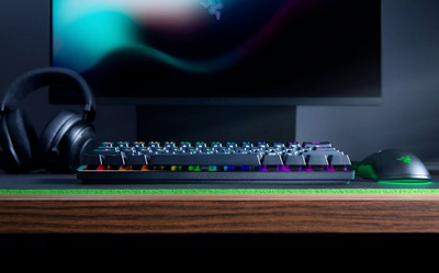 Tastierë lojrash Razer Huntsman Mini, me çelësa optikë, RGB, e zezë