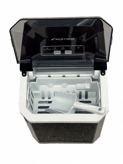 Makineri boje për kube akulli Kamille KM-6930, 110W, dy madhësi kubesh, e zezë