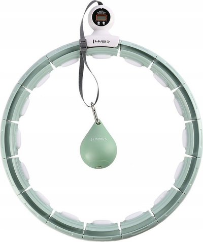 Hula hoop magnetik HMS HHM15, me pesha dhe numërues, i rregullueshëm