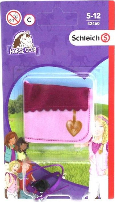 Set lodër me kuaj Schleich Horse Club Sofia and Blossom Blanket and Halter, për kalamaj 5–12 vjeç, rozë