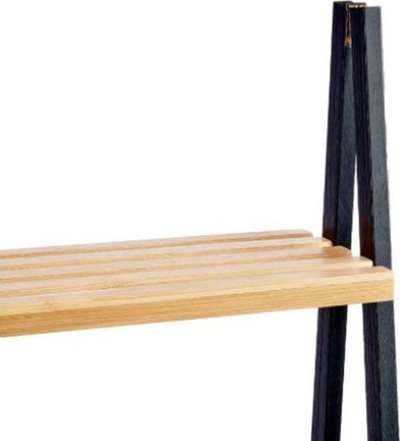 Raft banjoje me 4 kate, dru bambuje dhe pishe, 40 x 109.3 x 30 cm, i zi natyral