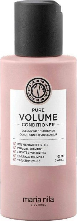Balsam flokësh Maria Nila Pure Volume Conditioner, për flokë të hollë, 100ml, rozë