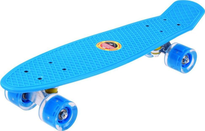 Skateboard për kalamoj me rrota me drita LED, plastik, shumëngjyrësh