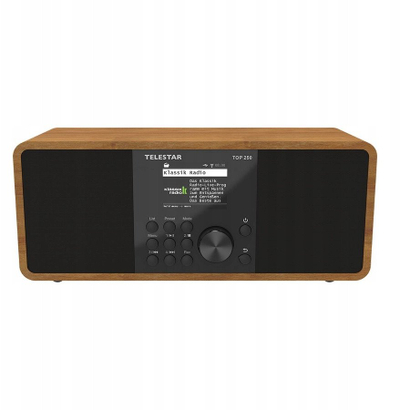 Портабилно радио Telestar TOP 250 Wood, DAB+, Интернет FM, дрво