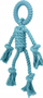 Lodër për qen Trixie Rope Figure, 26 cm, poliester dhe TPR, blu