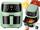 Fritezë ajri LINBOX Air Fryer, 5L, 1400W, jeshile