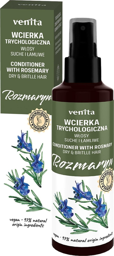Tonik flokësh Venita Hair Tonic, 100 ml, me rozmarinë