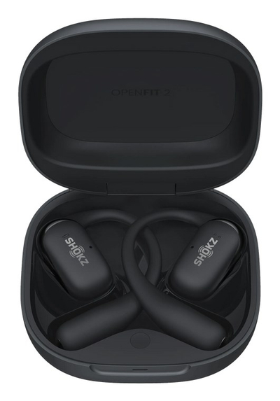 Kufje pa tela Shokz OpenFit 2, True Wireless, të zeza