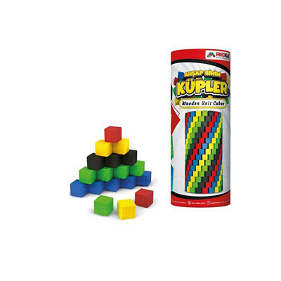 Set ndërtimi Redka Unit Cubes, kubëza ndërtimi, shumëngjyrëshe