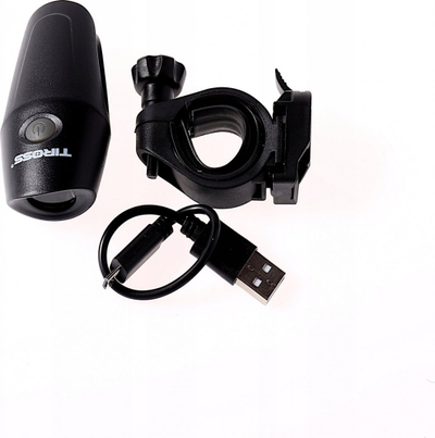 Llampa e pasme biçiklete Tiross TS-2211, LED 1W 100lm, USB, e kuqe
