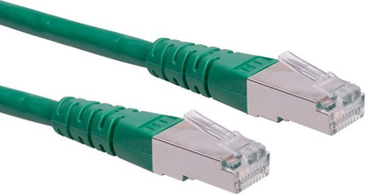 Мрежен кабел Roline S/FTP Cat 6, 7m, зелен