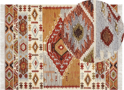 Tapet kilim PROSHYAN, lesh, 160 x 230 cm, shumëngjyrësh