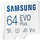 Kartelë e memories Samsung EVO Plus SDXC 64GB UHS-I (Class 10) + përshtatës