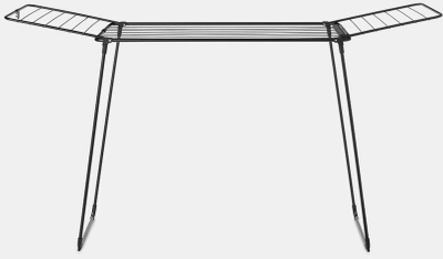 Сушара за алишта Brabantia HangOn Drying Rack Too, 22m, склоплива, мат црна