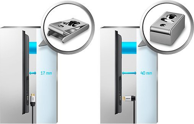 Mbajtëse muri TV Samsung WMN250M/XC, deri 65", deri 50 kg, e zezë