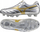 Këpucë futbolli Mizuno Morelia II Club FG M P1GA251604, bar natyral, për burra, ngjyrë argjendtë
