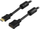 Kabllo Deltaco HDMI - HDMI, 2 m, e zezë