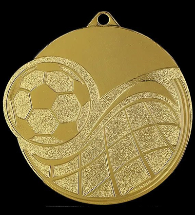 Medalje futbolli Still MMC6065, çelik, 60mm, ngjyrë flori