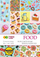 Blok dekorativ Happy Color FOOD, A4, 80g/m2, 16 fletë, shumëngjyrësh