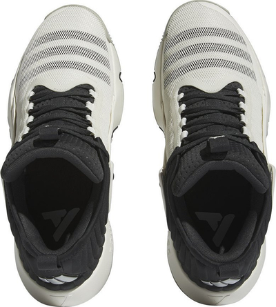 Këpucë basketbolli Adidas Trae Unlimited për burra, nr 46, të bardha me të zeza