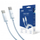 Kabllo USB 3MK USB C në USB C, 2 m, e bardhë