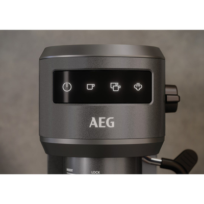 Aparat espresso AEG EC6-1-6BST Gourmet 6, portafilter, gri