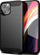 Këllëf telefoni Forcell Carbon për iPhone 13 Pro, silikon, i zi