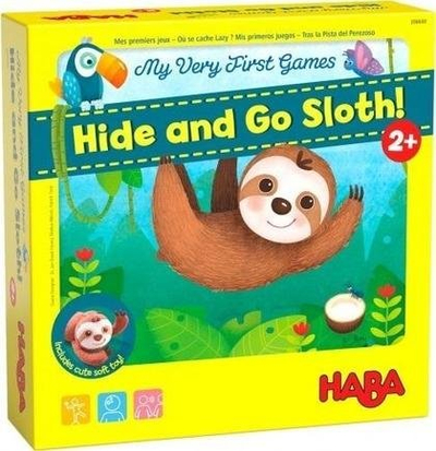 Loja tavoline HABA My Very First Games Hide and Go Sloth, për kalamaj 2+, me ngjyra shumë