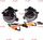 Set drita mjegulle LED për BMW X3 F25 X4 F26 X5 F15 X6 F16, xham smoke, komplet i zi