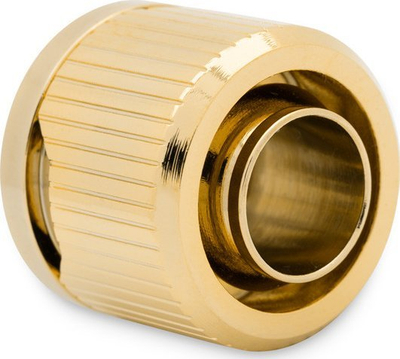 Fiting drejt EK Water Blocks Straight G1/4, për tub 16/10mm, ngjyrë ar