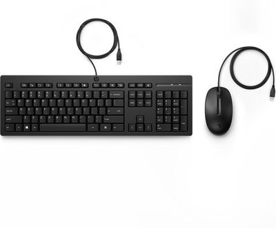 Set tastierë dhe maus Dell 225, me kabllo, USB, i zi