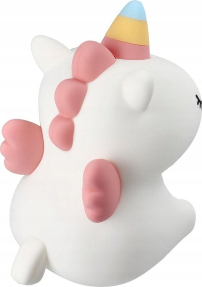 Lampë nate për kalamoj OEM Unicorn, silikon portativ, 3 shkallë drite, e bardhë