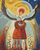 Set mozaik me diamante Ideyka Diamond Mosaic Guardian, kanavacë me kornizë galerie, efekt 5D me shkëlqim