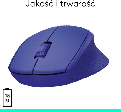 Maus Logitech M330, wireless, USB, i kaltërt