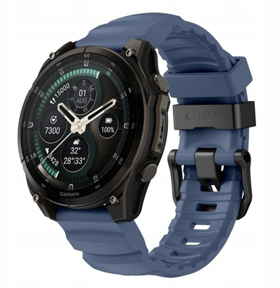 Rrip ore Tech-Protect Motion për Garmin Fenix 5X/6X/7X/8/9, blu