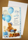 Kartolinë urimi Calibra World Children's Card, për foshnje, me zarf, blu