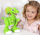 Lodër dinosaur interaktiv Jiabaile Jungle Overlord, me telekomandë, me avull dhe dritë, i gjelbër